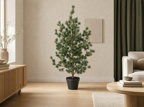 Dennenboom (Cedar Pine) 120 cm – Kunstplant in pot - ARTIFICIAL - interieur