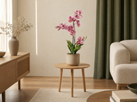 Orchidee Vanda kunstplant 60 cm - Oudroze - In pot - Artificial plant