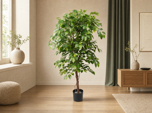 Ficus Deluxe Vine Kunstboom - 140 cm - Kunstplant - Artificial plant - interieur