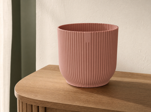Pot elho Vibes Fold Round roze - D22 x H20 - interieur