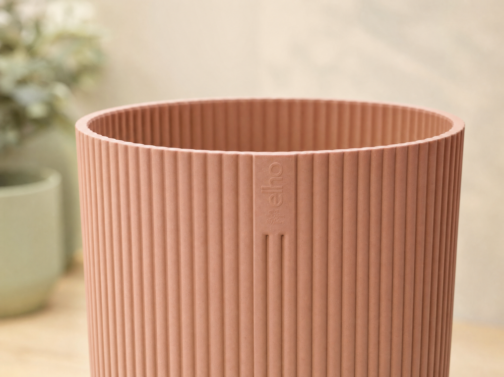 Pot elho Vibes Fold Round roze - D22 x H20 - detail