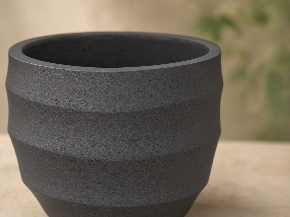 Pot Bordo New Egg Earth - D65 x H54 - detail