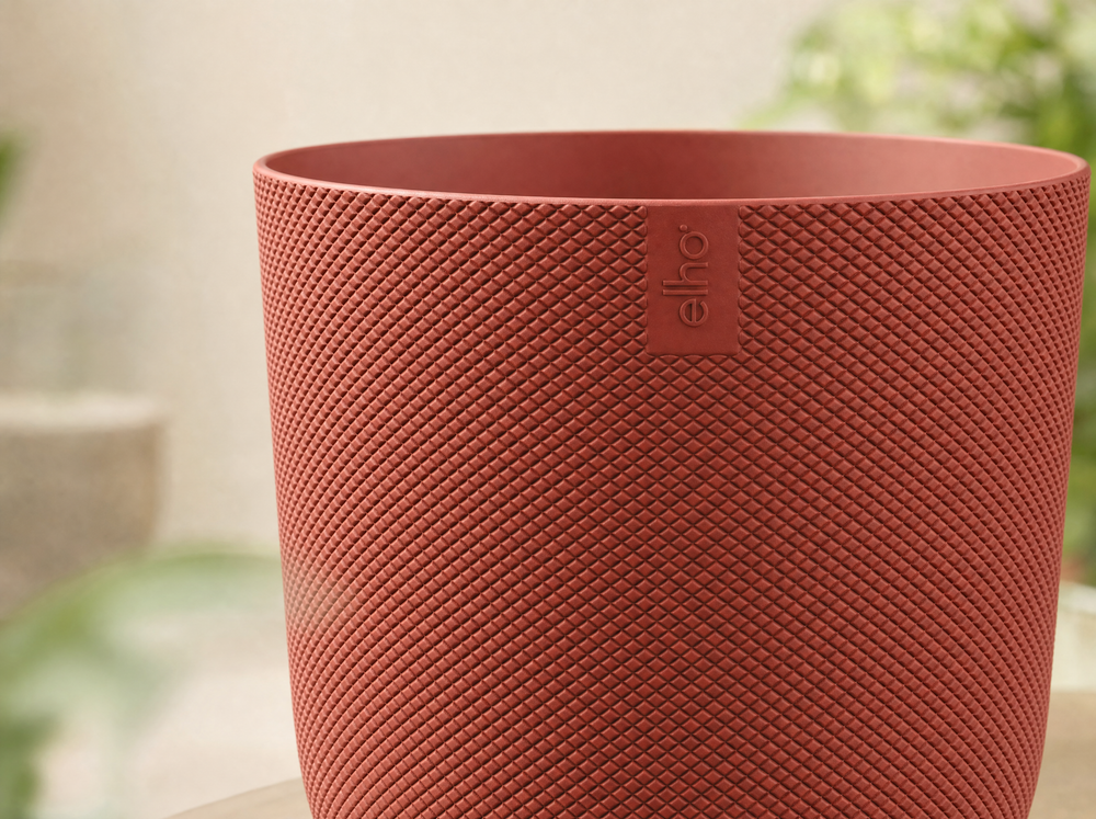 Pot elho Jazz Round tuscan red - D19 x H18 - detail