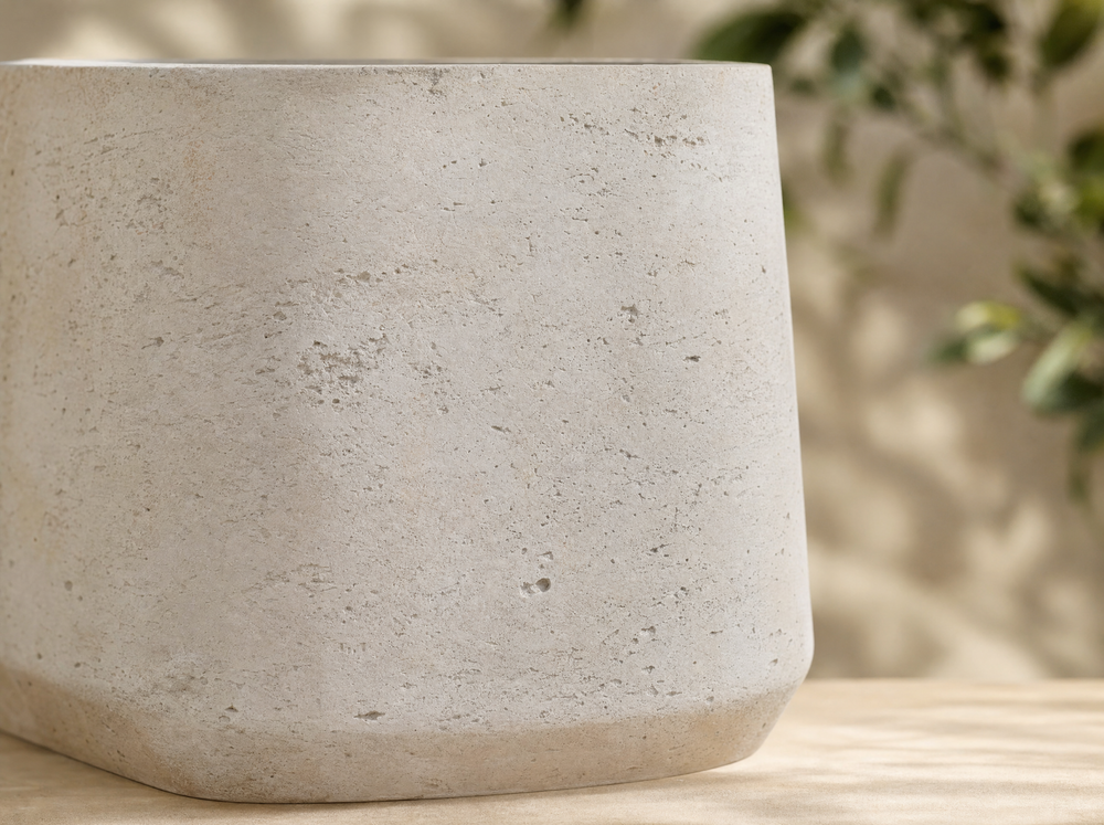 Pot Aniek Cement - D34 x H30 - detail