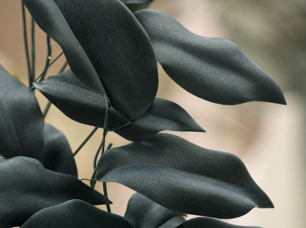Calathea in pot - 65 cm hoog - Kunstplant - ARTIFICIAL - blad close-up