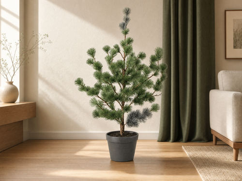 Dennenboom (Cedar Pine) 80 cm – Kunstplant in pot - ARTIFICIAL - interieur
