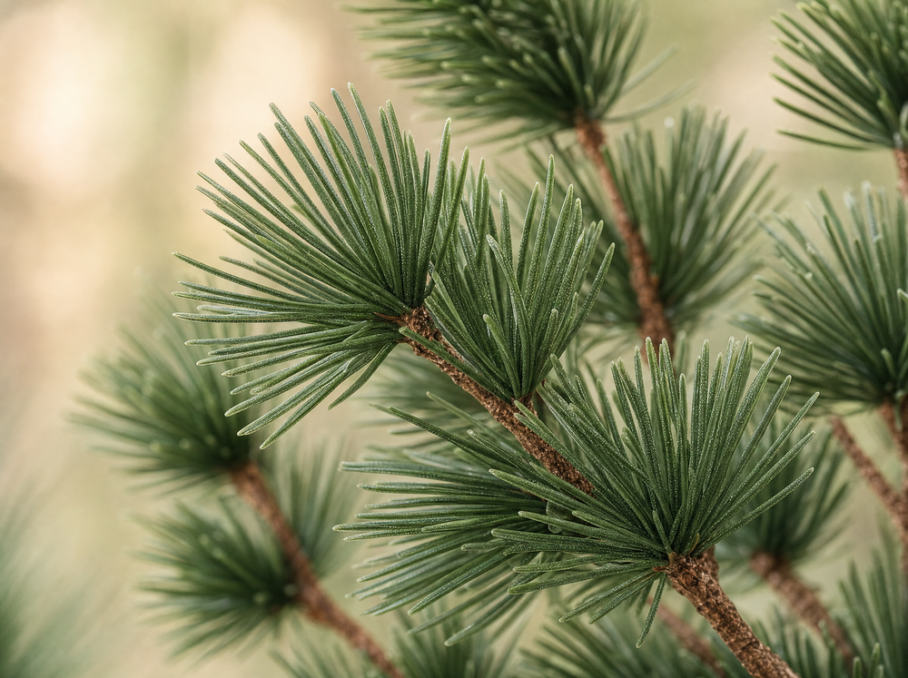 Dennenboom (Cedar Pine) 80 cm – Kunstplant in pot - ARTIFICIAL - blad close-up