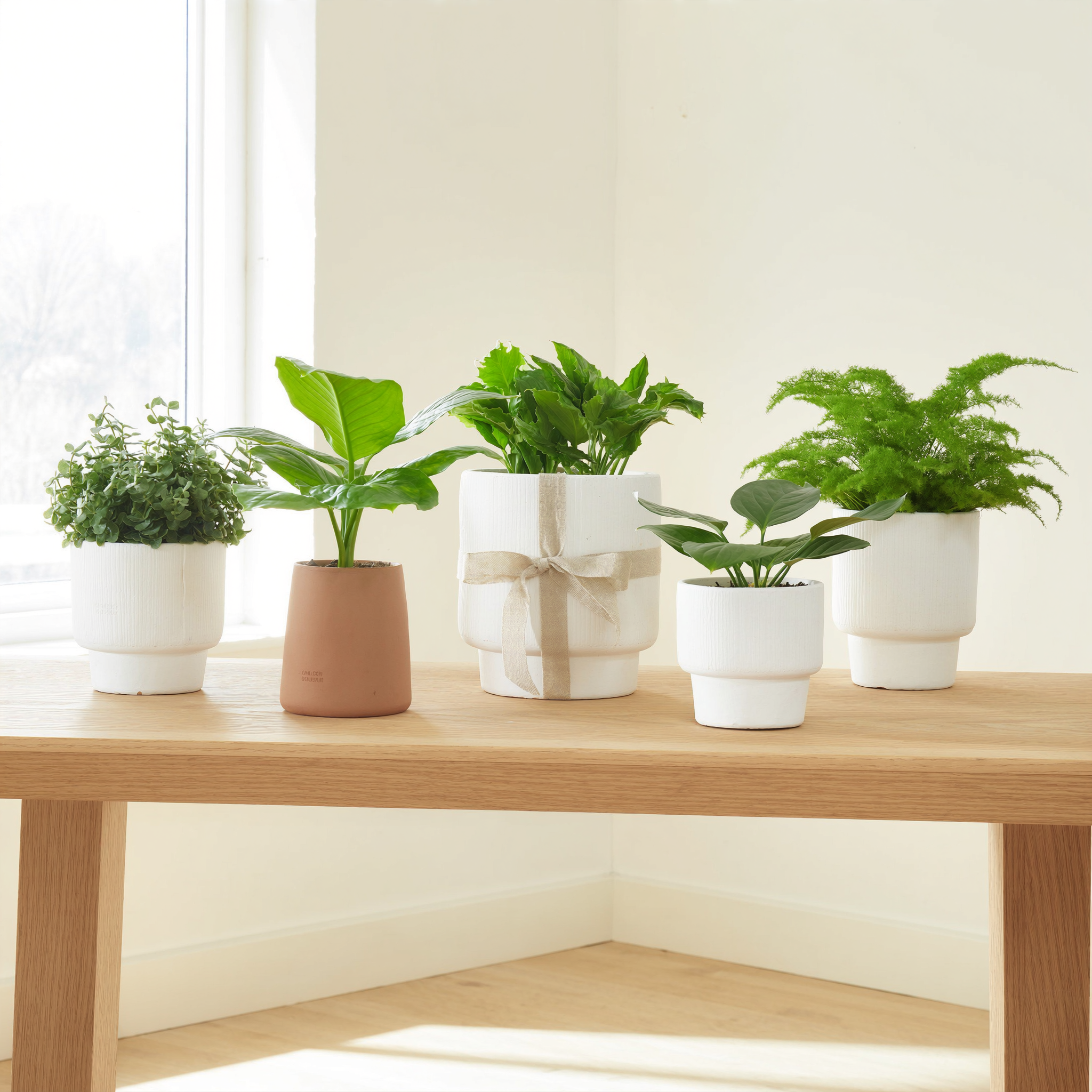 Een plant als cadeau — kant-en-klaar